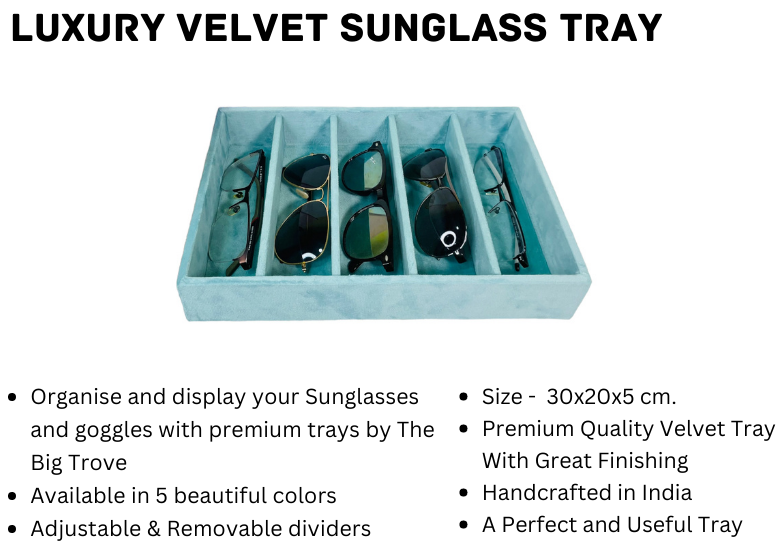 5 Slot Sunglass Tray