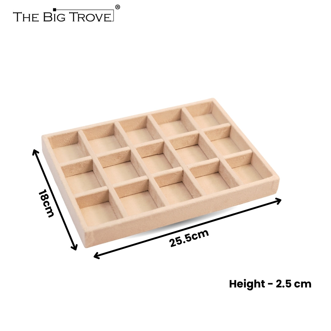 TBT 15 Slot Jewellery Organiser Tray